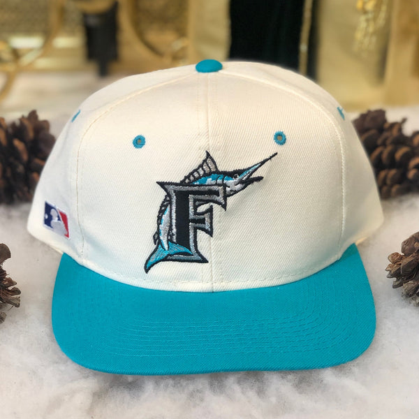 Vintage MLB Florida Marlins Sports Specialties Plain Logo Wool Snapback Hat