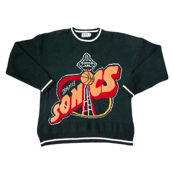 NBA Seattle Supersonics Adam Freak Knit Sweater (M)