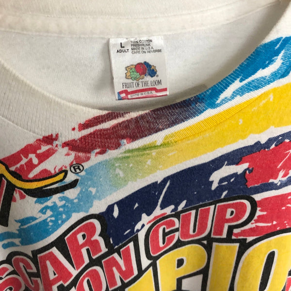 Vintage 1995 NASCAR Champion Jeff Gordon All Over Print AOP T-Shirt (L)