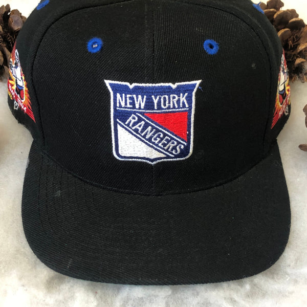 Vintage NHL New York Rangers Annco Championships Wool Snapback Hat