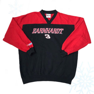 Vintage NASCAR Dale Earnhardt Long Sleeve Jersey Sweatshirt (L)