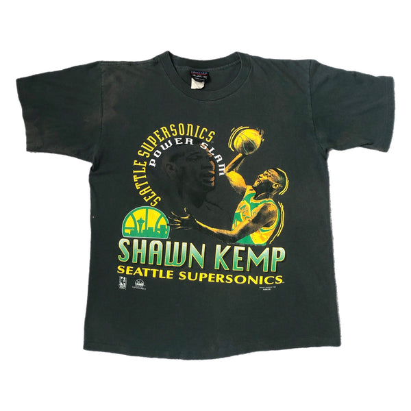 Vintage NBA Seattle Supersonics Shawn Kemp Magic Johnson T's T-Shirt (L)
