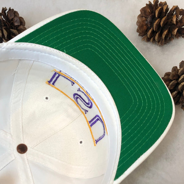 Vintage NCAA LSU Louisiana State Tigers The Game Split Bar Twill Snapback Hat