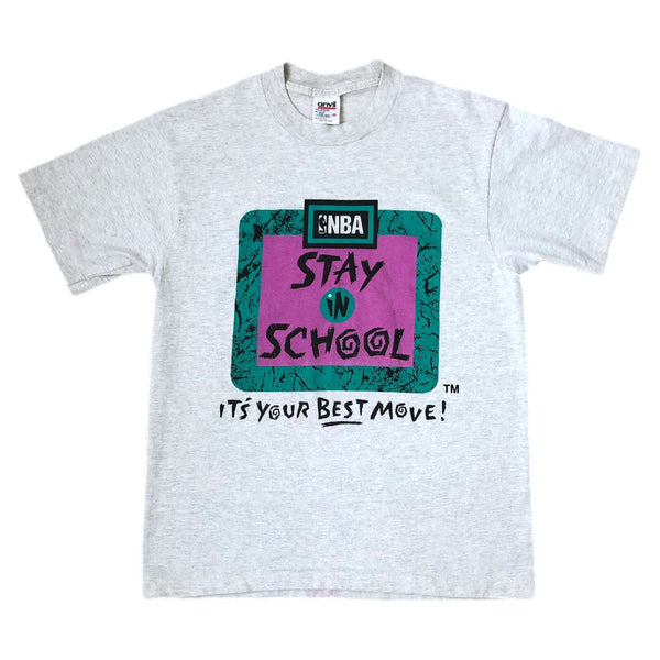 Vintage NBA Stay In School T-Shirt (M)