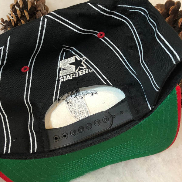 Vintage NFL Atlanta Falcons Starter Pinstripe Twill Snapback Hat