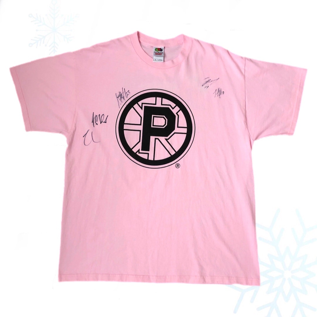 Vintage AHL Providence Bruins Autographed T-Shirt (XL)