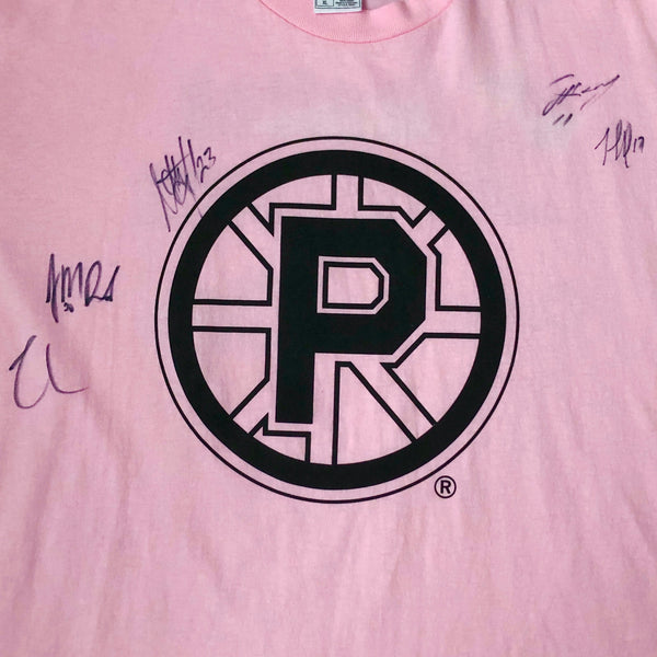 Vintage AHL Providence Bruins Autographed T-Shirt (XL)