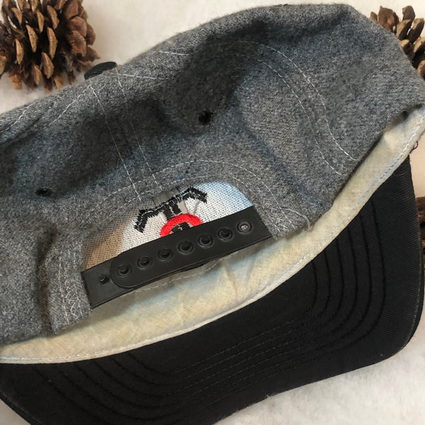 Vintage Troy Colts Michigan High School Melton Wool Snapback Hat