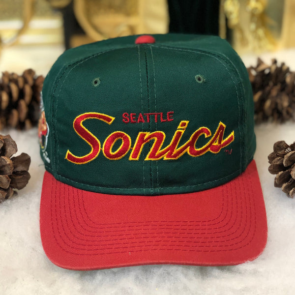 Vintage NBA Seattle Supersonics Sports Specialties Script Twill Snapback Hat