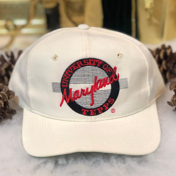 Vintage NCAA Maryland Terrapins The Game Circle Logo Wool Snapback Hat