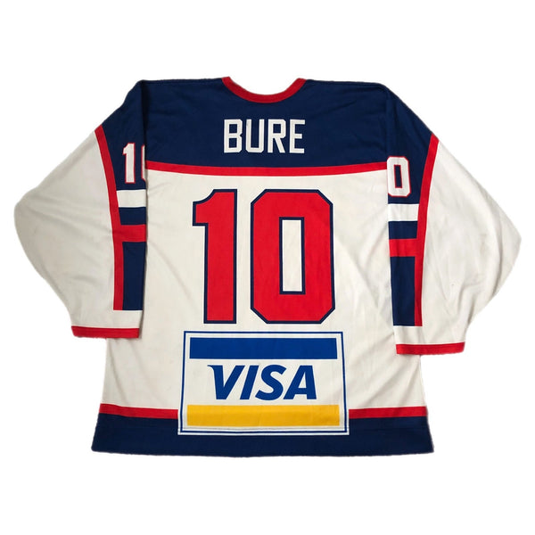 Vintage Russia Pavel Bure Sublimated Hockey Jersey White Size 52 XL/XXL