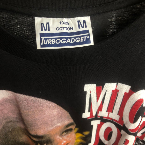 Vintage NBA Chicago Bulls Michael Jordan Rap Tee T-Shirt (M)