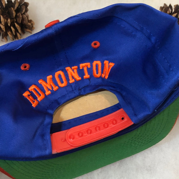 Vintage Deadstock NWT NHL Edmonton Oilers Competitor Twill Snapback Hat