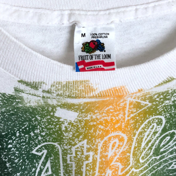 Vintage MLB Oakland Athletics All Over Print T-Shirt (M)