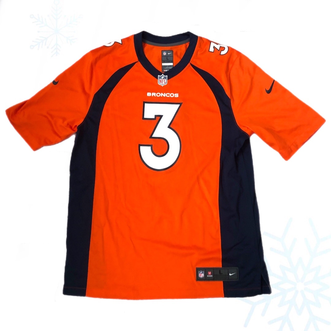 NFL Denver Broncos Russell Wilson Nike On Field Jersey (L)