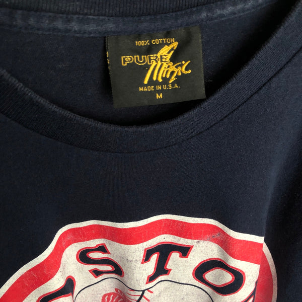 Vintage 1995 MLB Boston Red Sox Baseball Hank Aaron Magic Johnson T's T-Shirt (M)