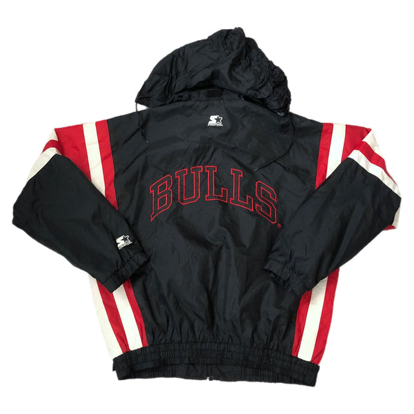 Vintage NBA Chicago Bulls Starter Lightweight Windbreaker Jacket (XL)