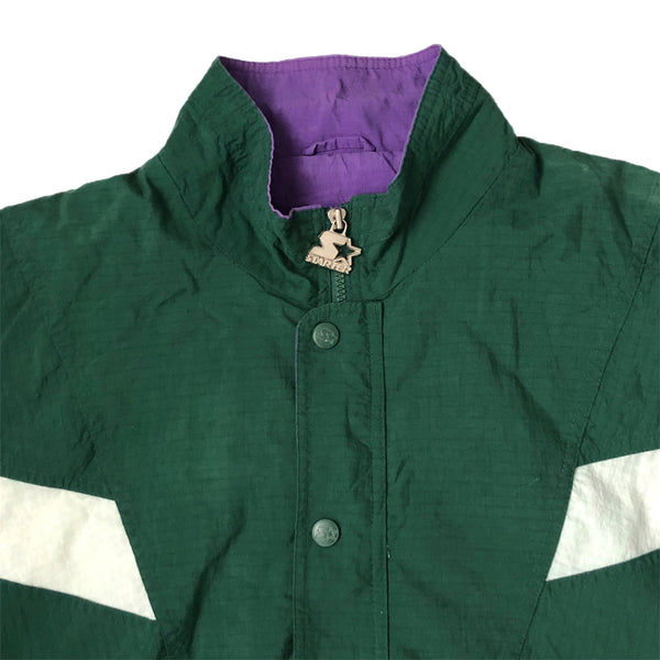 Vintage NBA Milwaukee Bucks Starter Windbreaker Jacket (XL)