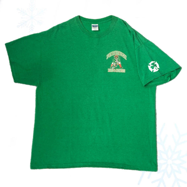 NFL New England Patriots Foxboro Fire & Rescue First Line Of Defense T-Shirt (XL)