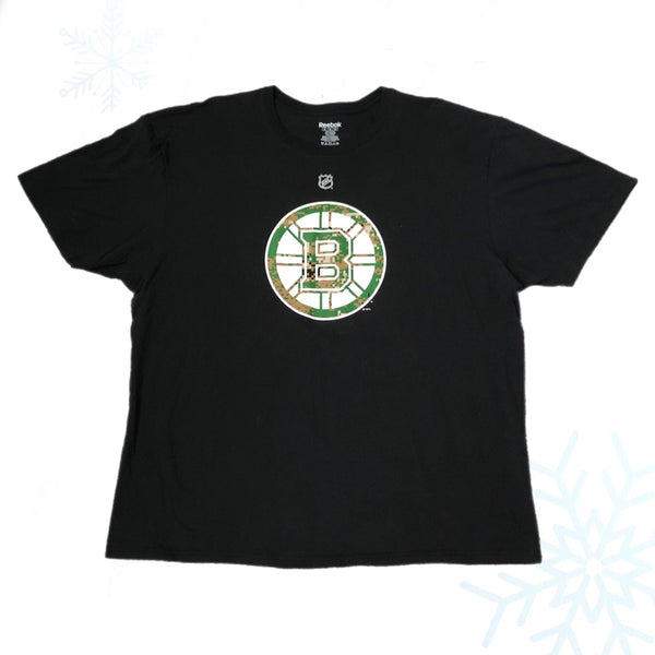 NHL Boston Bruins Patrice Bergeron Reebok Salute to Veterans Jersey T-Shirt (XXL)