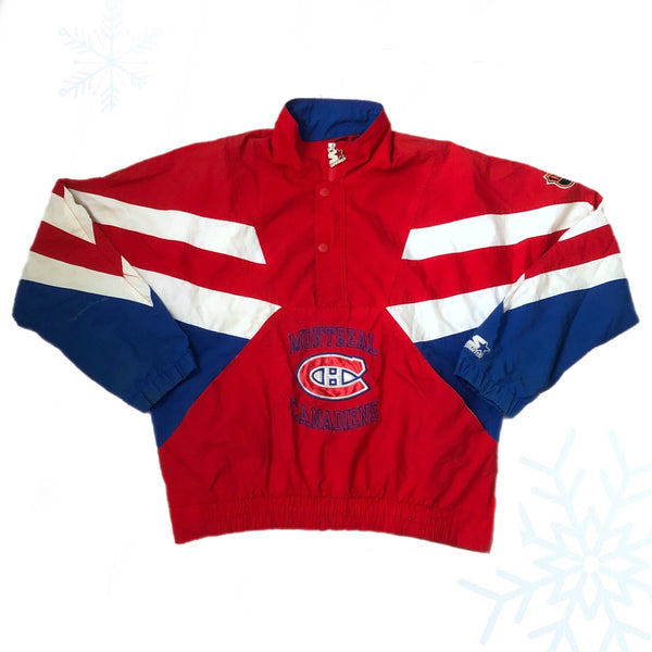 Vintage NHL Montreal Canadiens Starter Windbreaker Jacket (L)