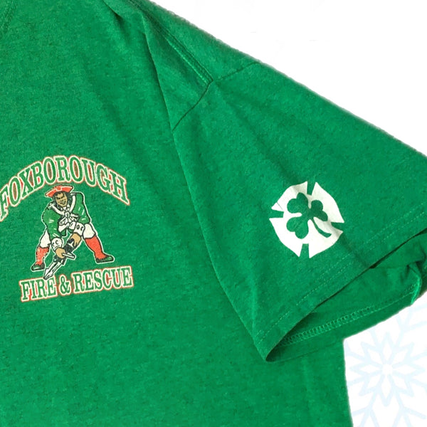 NFL New England Patriots Foxboro Fire & Rescue First Line Of Defense T-Shirt (XL)