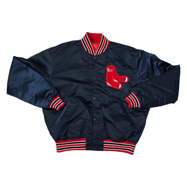 Vintage MLB Boston Red Sox Starter Satin Jacket (XL)