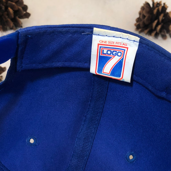 Vintage MLB Los Angeles Dodgers Logo 7 Twill SnapBack Hat