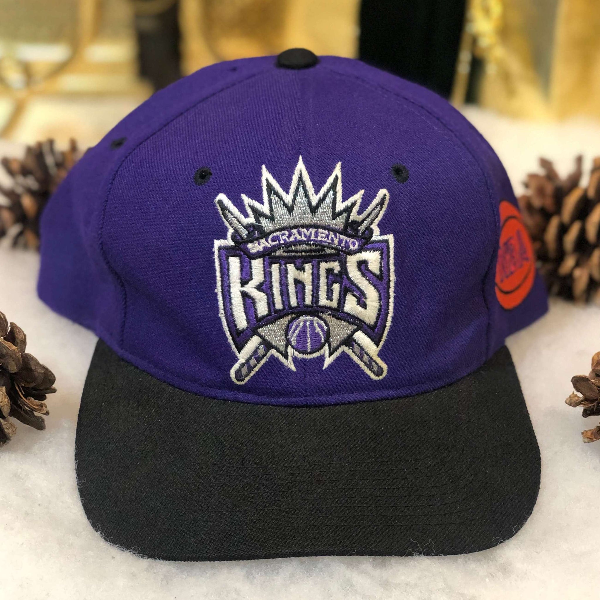 Vintage NBA Sacramento Kings The G Cap Wool Snapback Hat