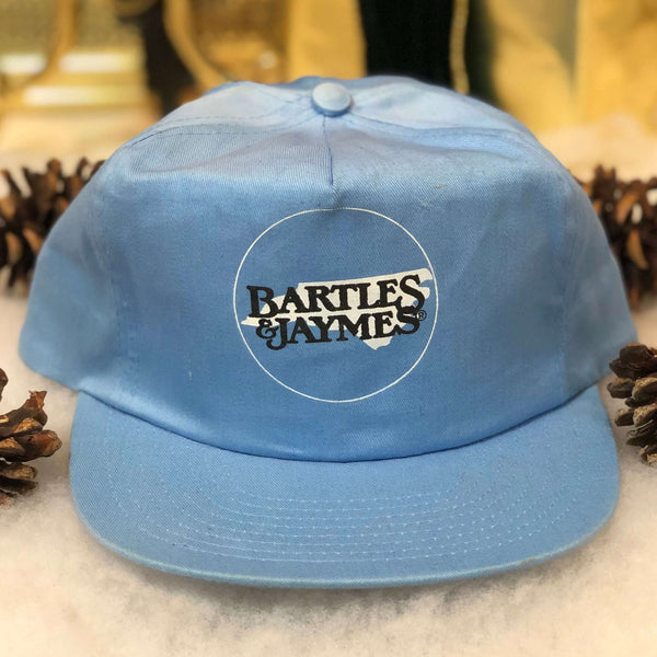 Vintage Deadstock NWOT Bartles & Jaymes Wine Cooler Malt Beverages North Carolina Twill Snapback Hat