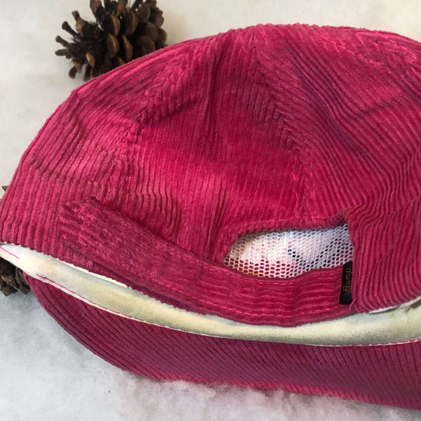 Vintage Vail Colorado Corduroy Velcro Strapback Hat
