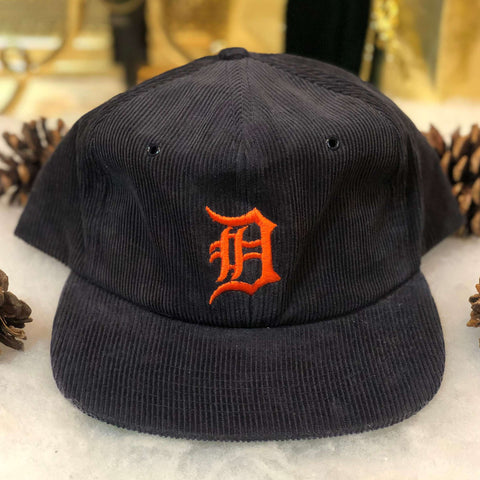 Vintage MLB Detroit Tigers Ball Park Franks Promo Corduroy Snapback Hat