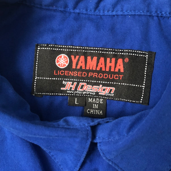 Vintage NASCAR Yamaha Racing Jeff Hamilton Design Pit Crew Shirt (L)