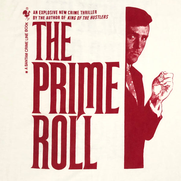 Vintage The Prime Roll Eugene Izzi Crime Novel Book Thriller T-Shirt (XL)