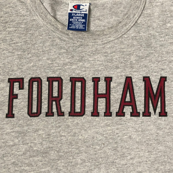 Vintage NCAA Fordham University Rams Champion T-Shirt (XL)