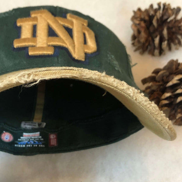 NCAA Notre Dame Fighting Irish Top of the World Distressed Stretch Fit Hat