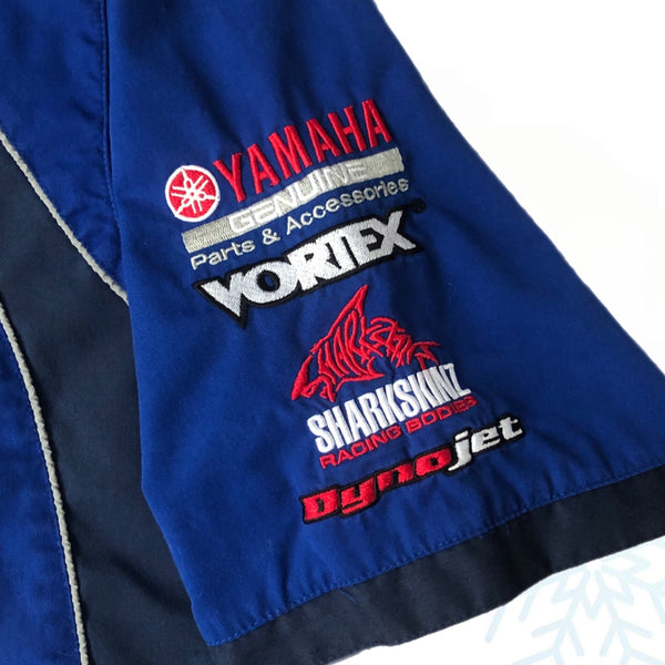 Vintage NASCAR Yamaha Racing Jeff Hamilton Design Pit Crew Shirt (L)