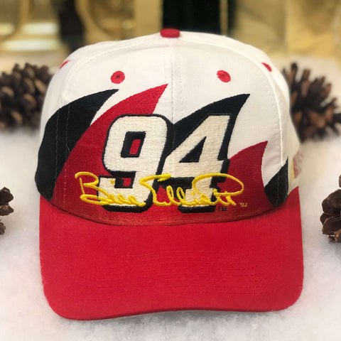 Vintage NASCAR Bill Elliott McDonald's Racing Logo 7 Double Sharktooth Twill Snapback Hat