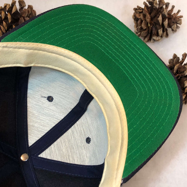 Vintage MLB Minnesota Twins Sports Specialties Plain Logo Wool Snapback Hat *BROKEN SNAPS*