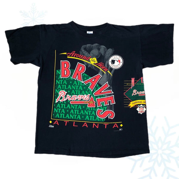 Vintage 1992 MLB Atlanta Braves Salem Sportswear T-Shirt (XL)