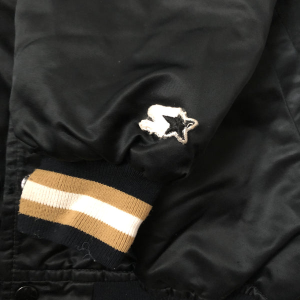 Vintage NFL New Orleans Saints Starter Satin Bomber Jacket (L)