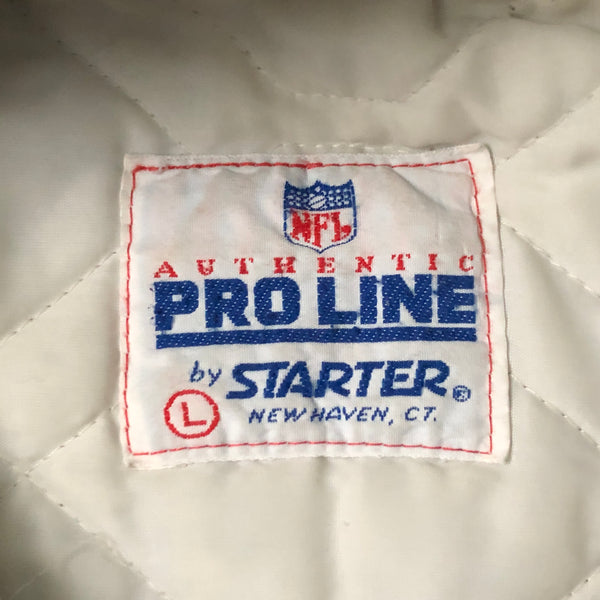 Vintage NFL New Orleans Saints Starter Satin Bomber Jacket (L)