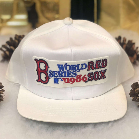 Vintage Deadstock NWOT 1986 MLB World Series Boston Red Sox Twins Enterprise Twill Snapback Hat