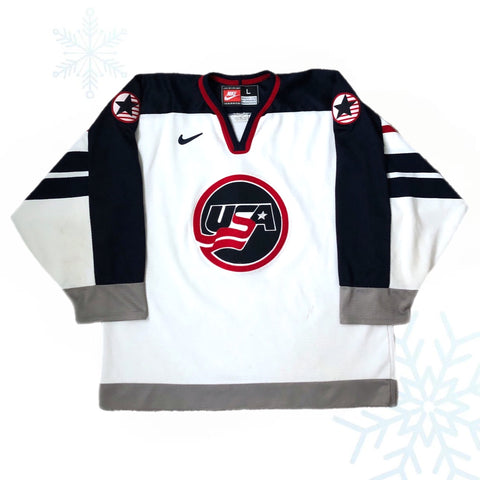 Vintage 1998 USA Hockey Olympics Nike Jersey (L)