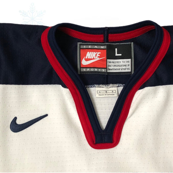 Vintage 1998 USA Hockey Olympics Nike Jersey (L)