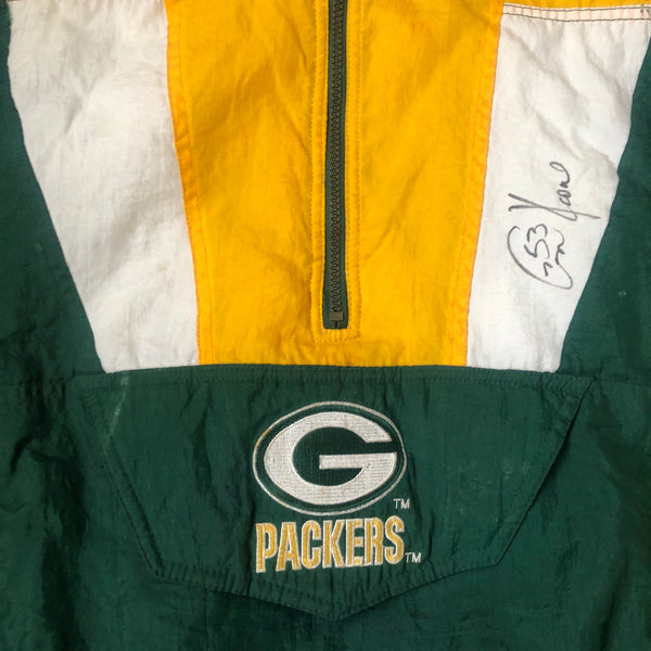 Vintage NFL Green Bay Packers Starter Puffer Jacket (L) George Koonce Autographed