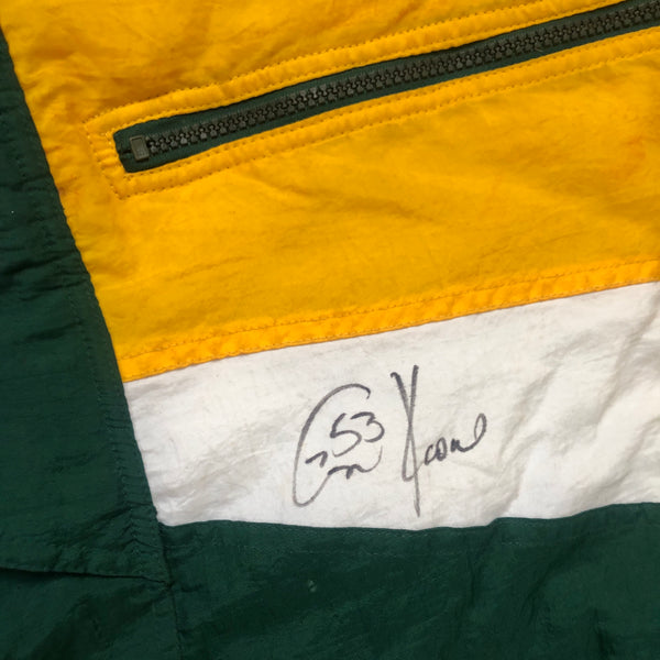 Vintage NFL Green Bay Packers Starter Puffer Jacket (L) George Koonce Autographed