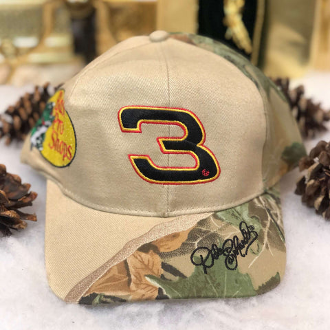 Vintage NASCAR Dale Earnhardt Bass Pro Shops Camouflage Snapback Hat