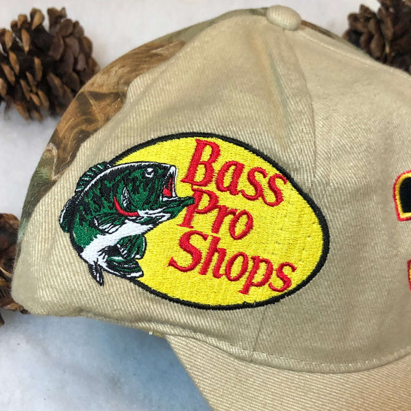 Vintage NASCAR Dale Earnhardt Bass Pro Shops Camouflage Snapback Hat