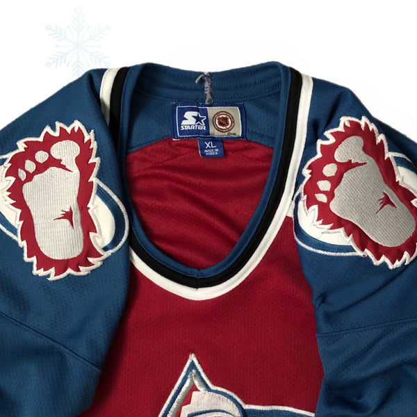 Vintage NHL Colorado Avalanche Starter Jersey (XL)